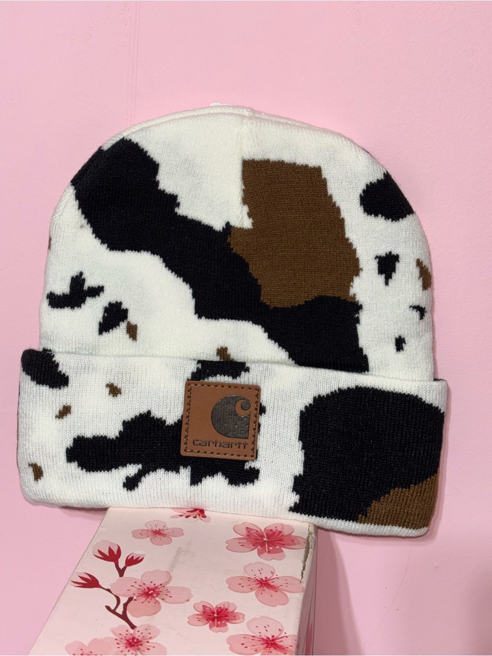 Carhartt Cow Print Beanie